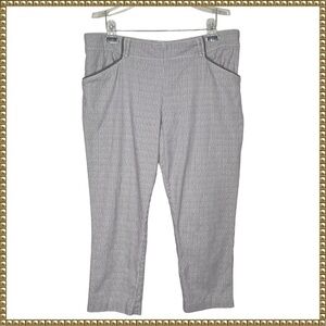 Anthropologie Cartonnier Striped Capri Pants Size 12